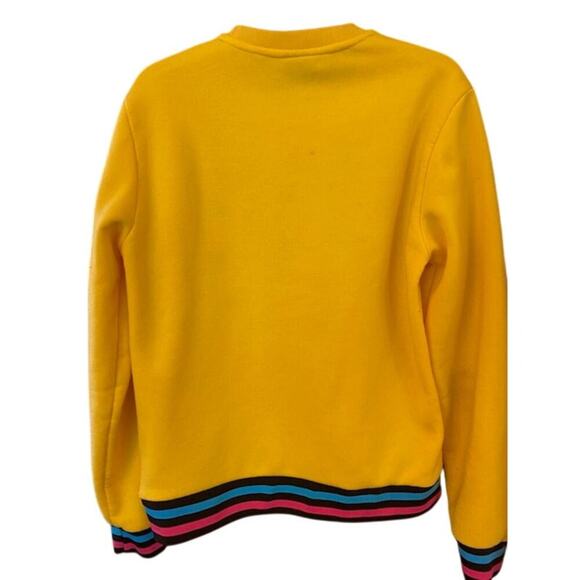 Switch Remarkable Brand (yellow patched fleece sweatshirts) Medium - Picture 2 of 6